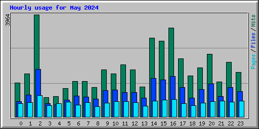 Hourly usage for May 2024